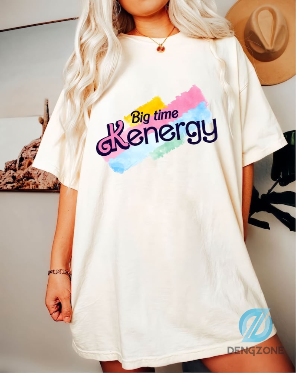 Big Time Kenergy I Am Kenough Unisex Tshirt I Am Kenough Sweatshirt I Am Kenough Hoodie Tie Dye Ken Comfort Color Barbi Movie 2023