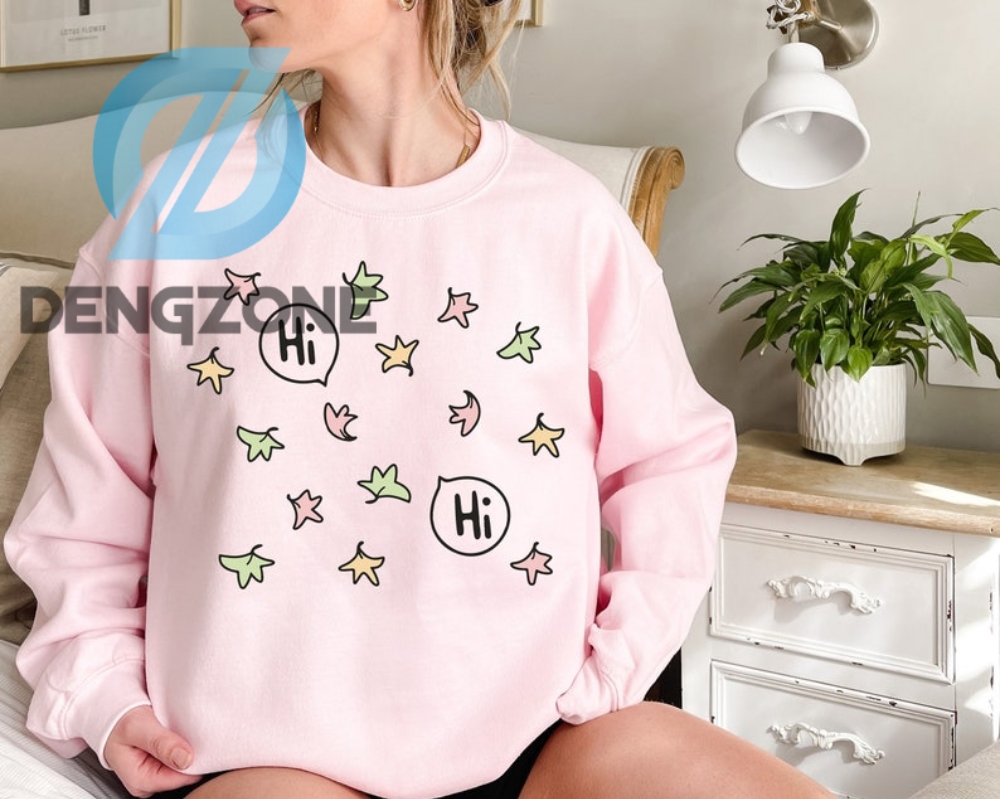 Heartstopper Leaves Shirt Sweatshirt Hoodie Cute Gift Nick Nelson And Charlie Spring Nick And Charlie Sweatshirt Cute Heartstopper Clothes Lgbtq Shirt Hi Hi Shirt Gay