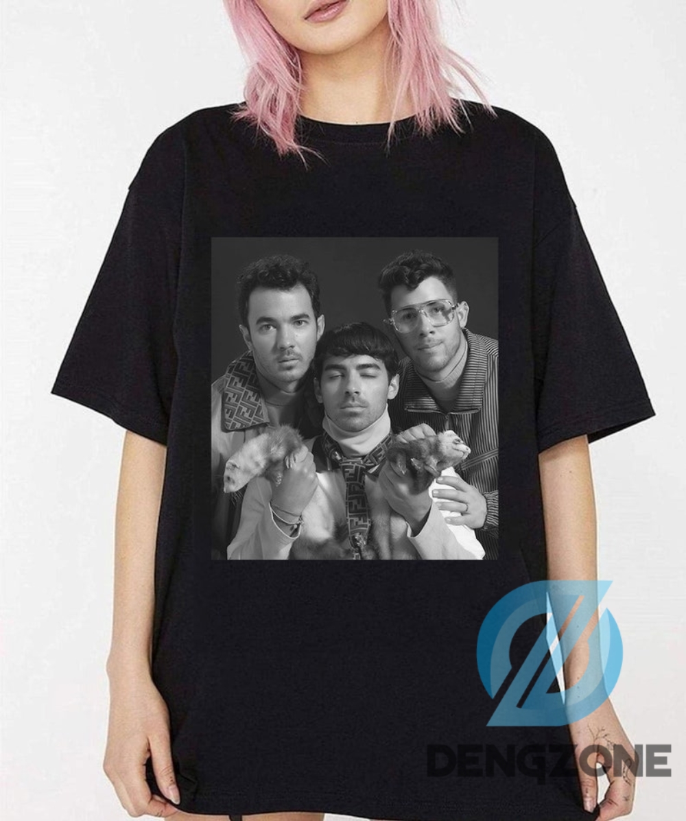 Jonas Brothers Vintage Tshirt Jonas Five Albums One Night Tour Shirt Jonas Brothers 2023 Tour Shirt Jonas 90S Tee