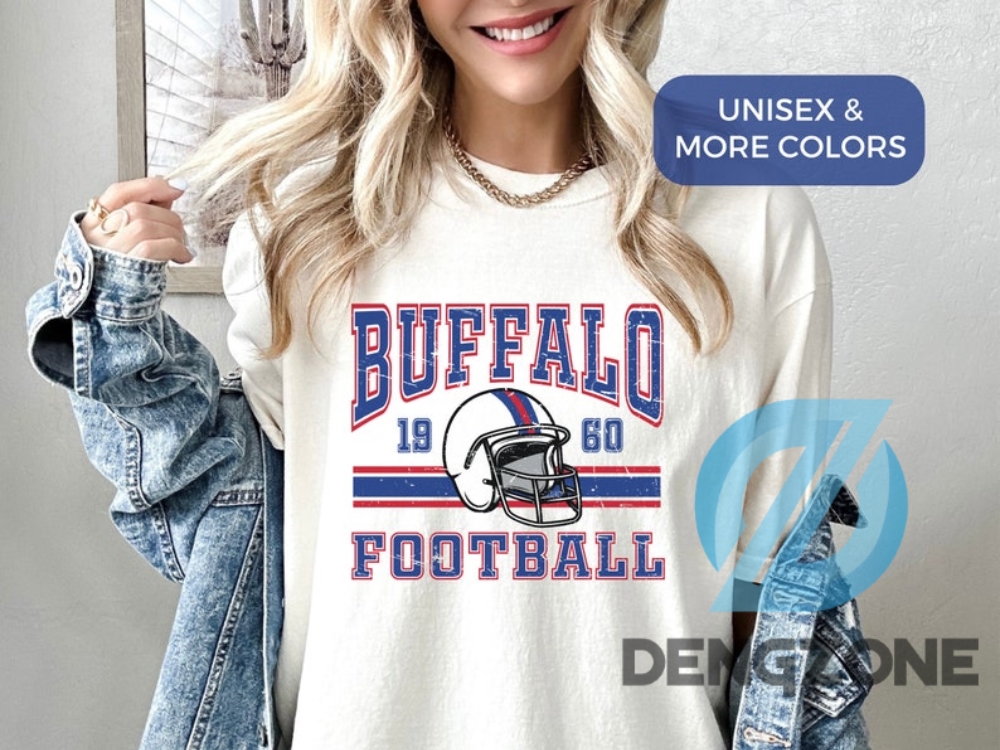 Buffalo Bills Shirt Unisex  Vintage Buffalo Bills Jersey Tshirt  Retro Nfl Buffalo Bills Tshirt  Buffalo Bills Fan Gift