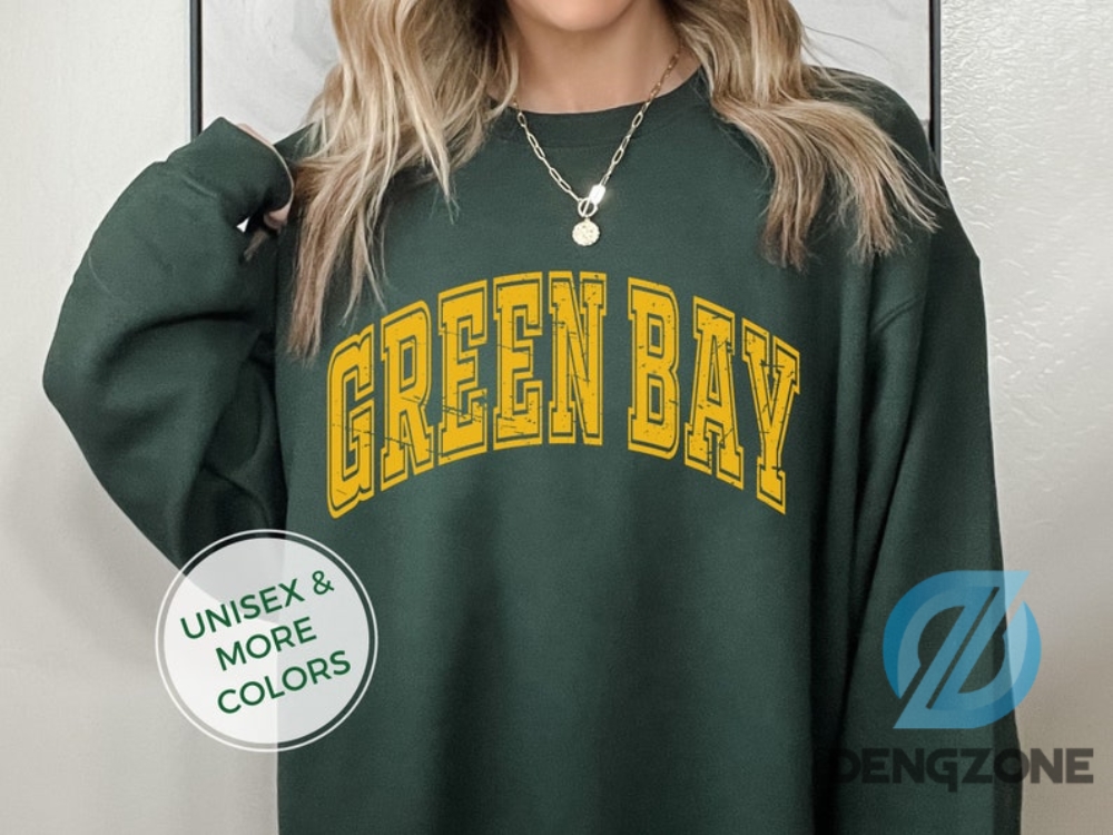 Limited Green Bay Packers Sweatshirt Shirt Gift For Him Her Vintage Green Bay Packers Crewneck Trendy Packers Retro Sweatshirt Packers Fan Gift