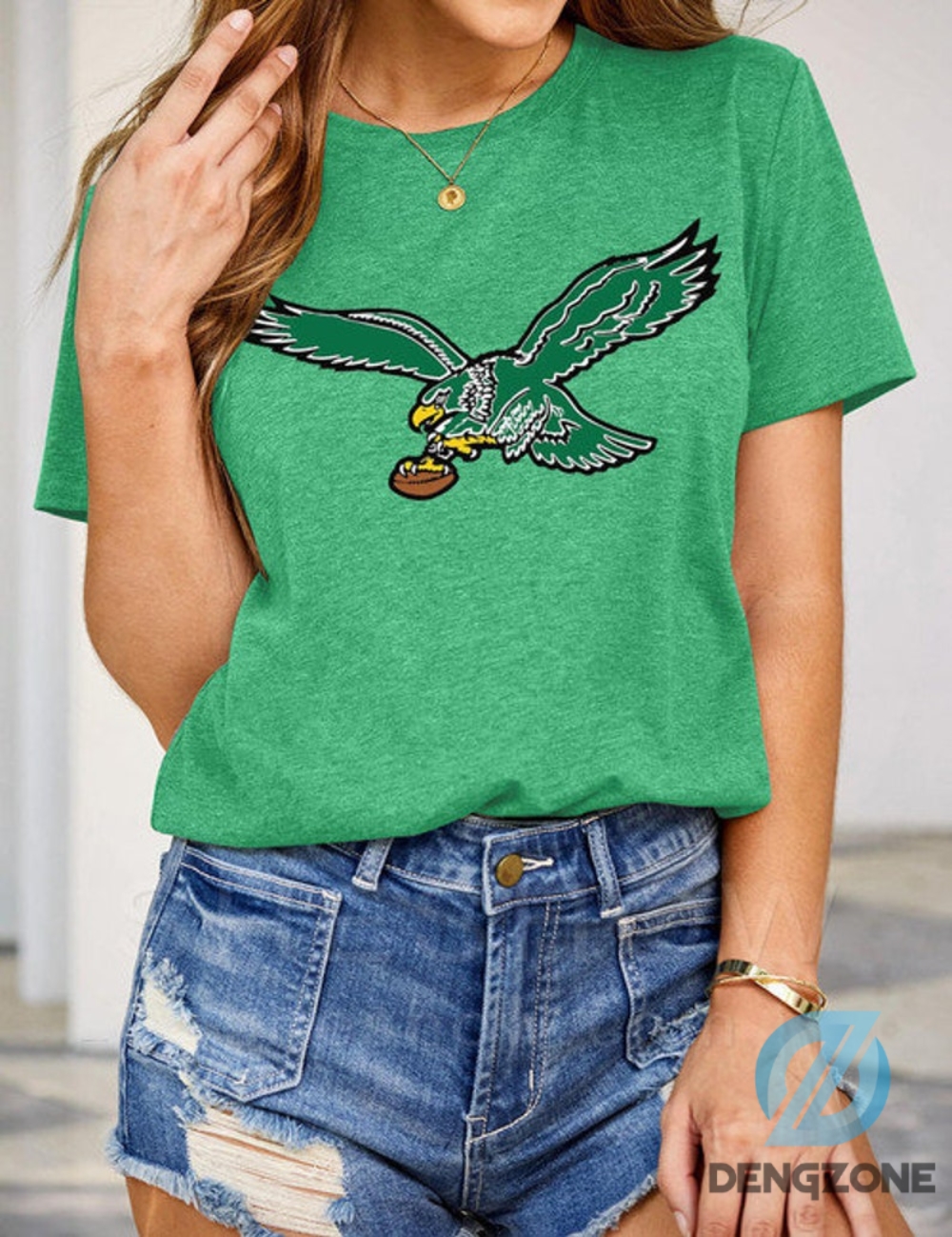 Unisex Football Philadelphia Eagle Shirt Sweatshirt Kelly Green Style Tee Casual Gifts Shirt