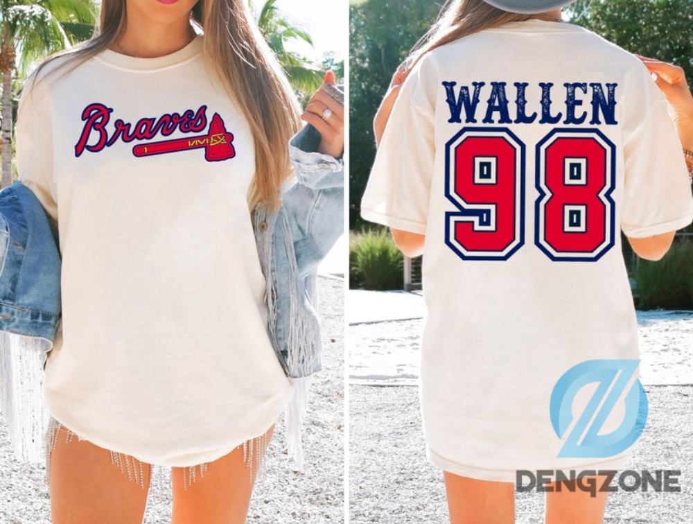 Limited Wallen 98 Braves Shirt Wallen Western Tshirt Cowboy Wallen Shirt Wallen Bullhead Shirt Wallen Tshirt Wallen Westerns Gift