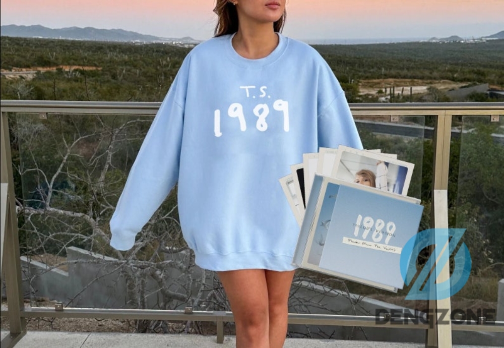 Trendy 1989 Sweatshirt Shirt Light Blue 1989 Sweatshirt Dupe Taylor Swiftie Merch Taylors Version