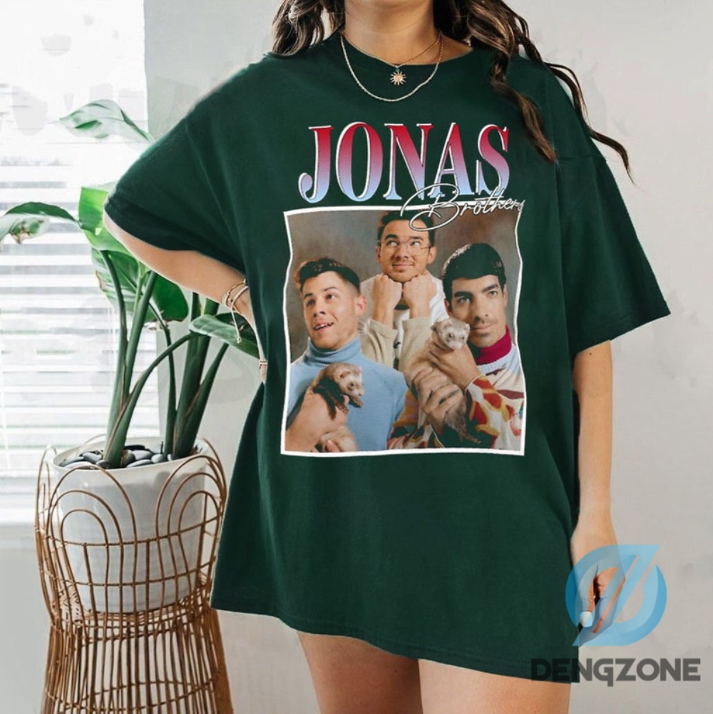 Vintage Jonas Brothers Shirt More Colors Jonas Brothers Tour Shirt Jonas Retro 90S Sweater Jonas Brothers Graphic Tee Y2k Jonas Brothers