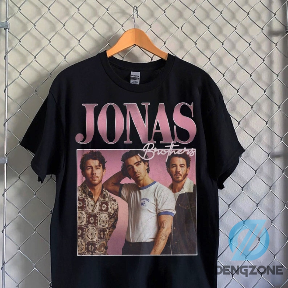 Jonas Brothers Vintage Tee Jonas Brothers Tour Shirt Concert 2023 Retro Unisex Gift Jonas Retro 90S Sweater Jonas Brothers Graphic Tee