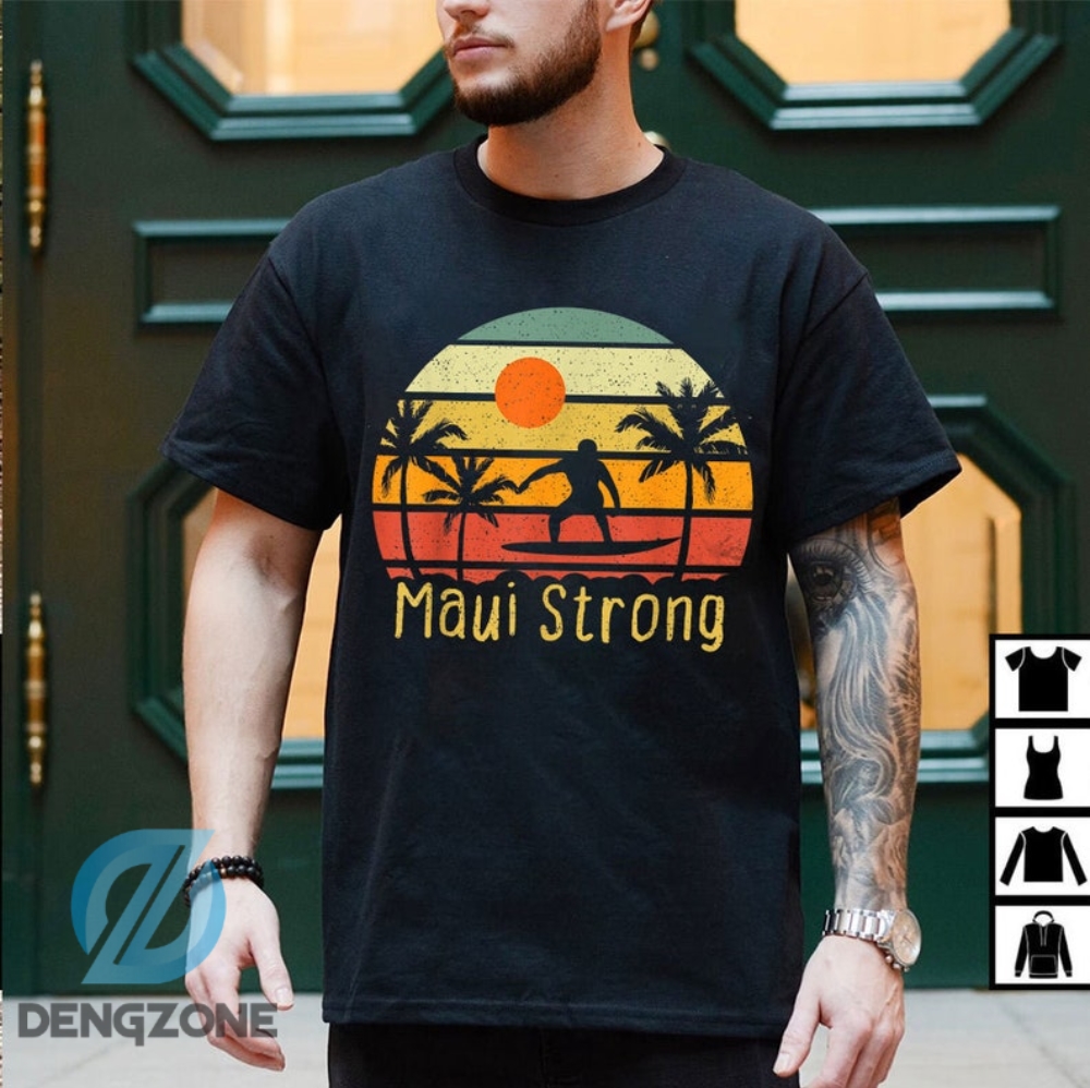 Pray For Maui Fire Shirt Vintage Lahaina Banyan Tree Tshirt Maui Hawaii Shoreline Tshirt Support For Hawaii Fire Victims Hawaii Fires