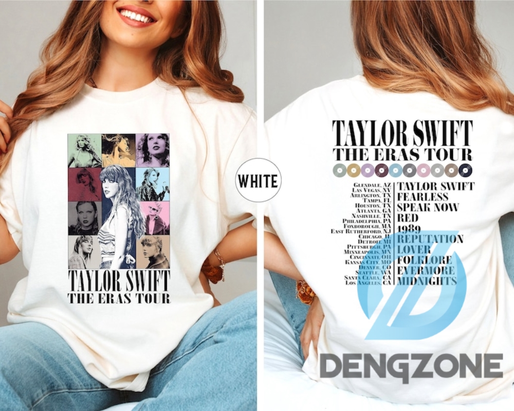 Special Gift Taylor Swift The Eras Tour Shirt 2 Sides Swiftie Merch Tshirt Eras Tour Sweatshirt Taylor Swift Fan Hoodie Vintage Ts Outfit Concert Tee Gift