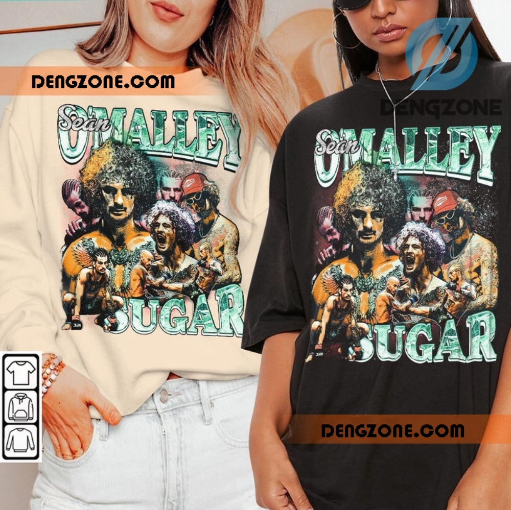 Limited Sean Omalley Fight Shirt Gift Fighter Sean Sugar Vintage 90S Y2k Graphic Tee Sean Omalley Unisex Gift For Fan