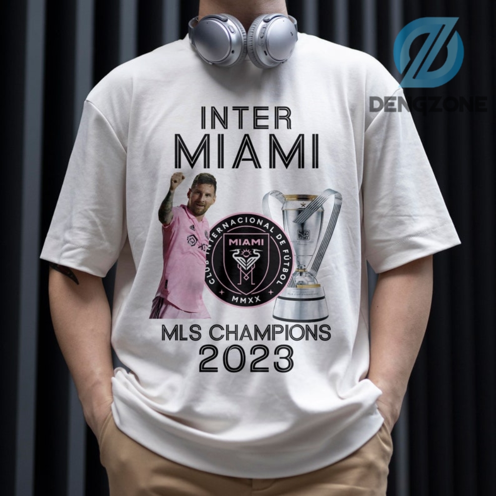 Trendy Champions Inter Miami Shirt For Women Men Inter Miami Mls Champions 2023 Shirt Leagues Cup Champions Shirt