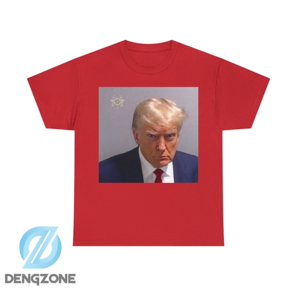 Classic Donald Trump Fulton County Georgia Mugshot Tshirt  Trump 2024