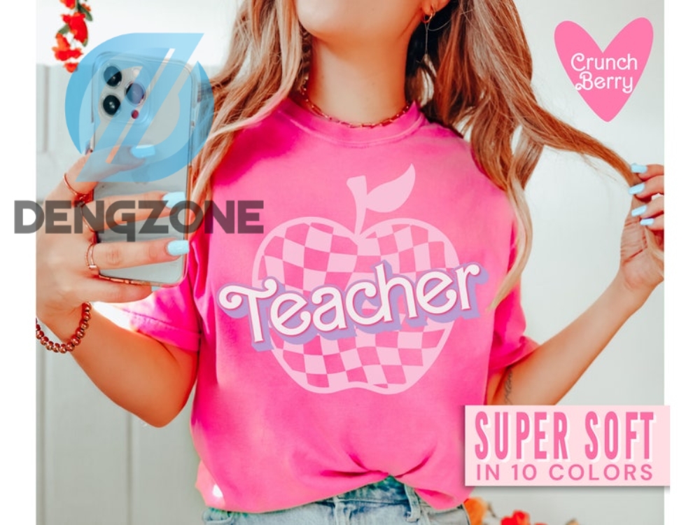 Trendy Back To School Teacher Tshirt Retro Back To School Teacher Appreciation Checkered Teacher Tee Gifts For Teachers