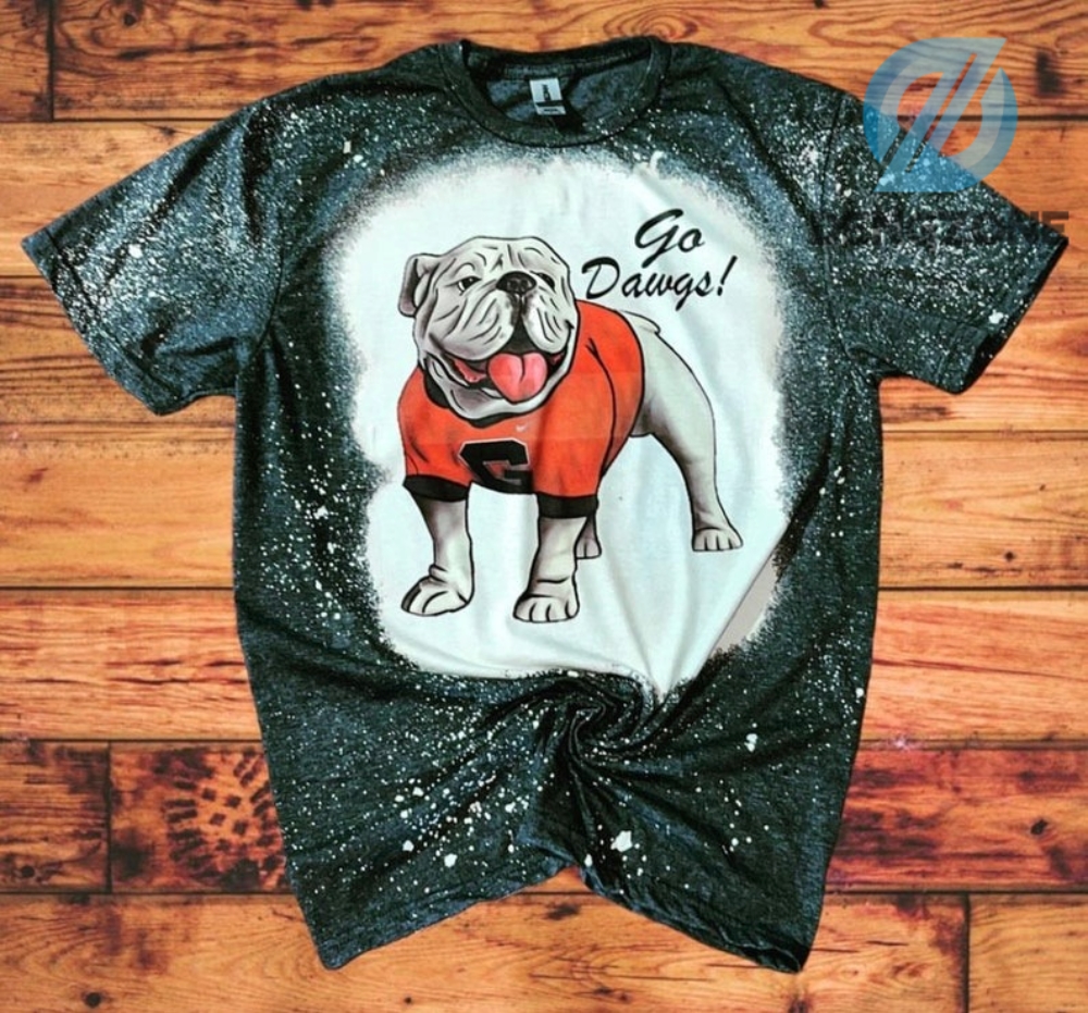 3D Style Go Dawgs Georgia Bulldog Shirt Georgia Football Tshirt