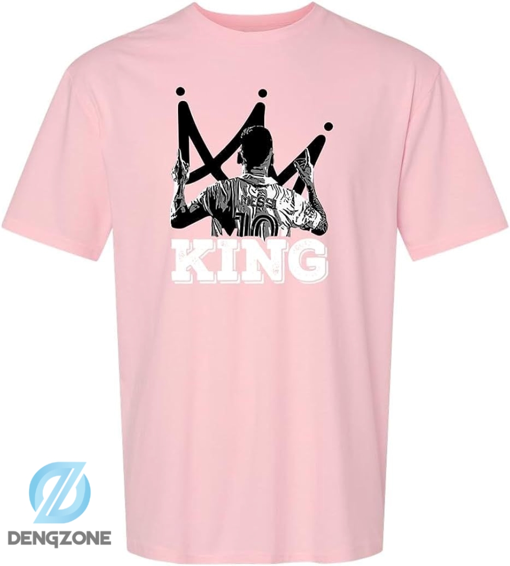 Goat Crown King Messi Tshirt Messi Miami Shirt Messi Star Messi King Merch Messi Gift For Fan