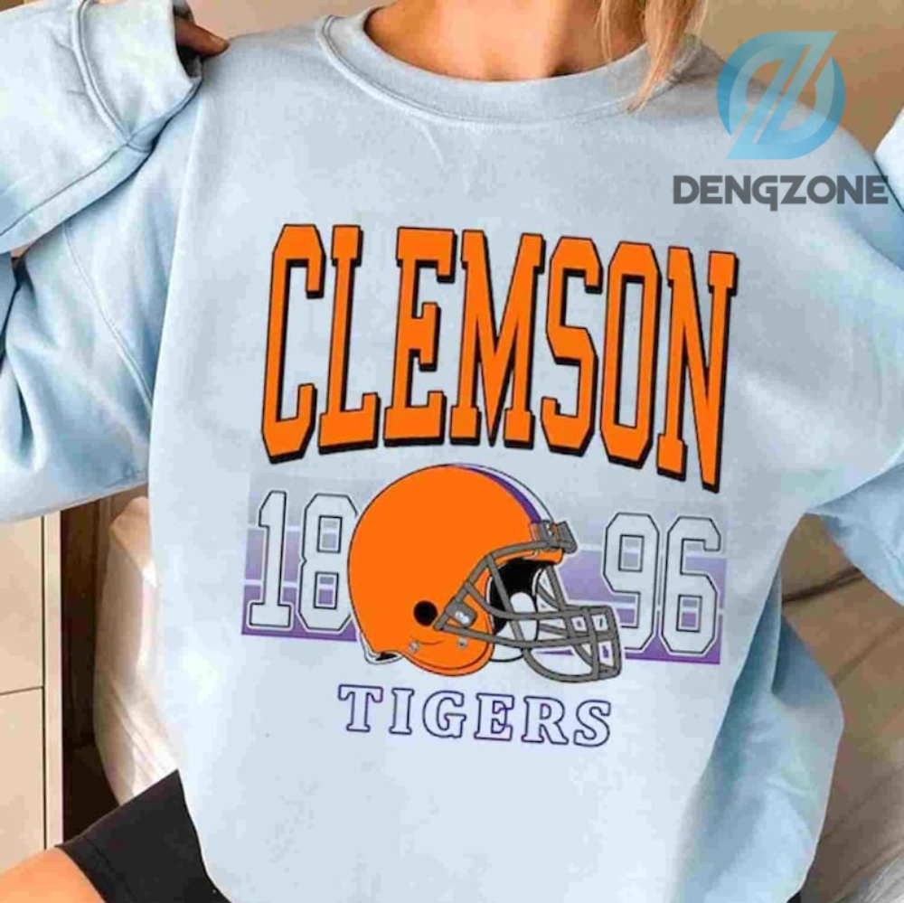 Vintage 90S Clemson Football Shirt Clemson Sweatshirt Football Tshirt Clemson Tailgating Clemson Game Day Shirt Ncaa Football Hoodie