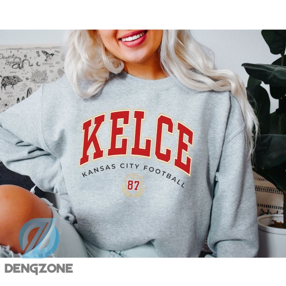 Special Gift Idea Travis Kelce Football Shirt Sweatshirt Travis Kelce Shirt Football Fan Tee Gift For Girlfriend Or Wife Kansas City Game Day