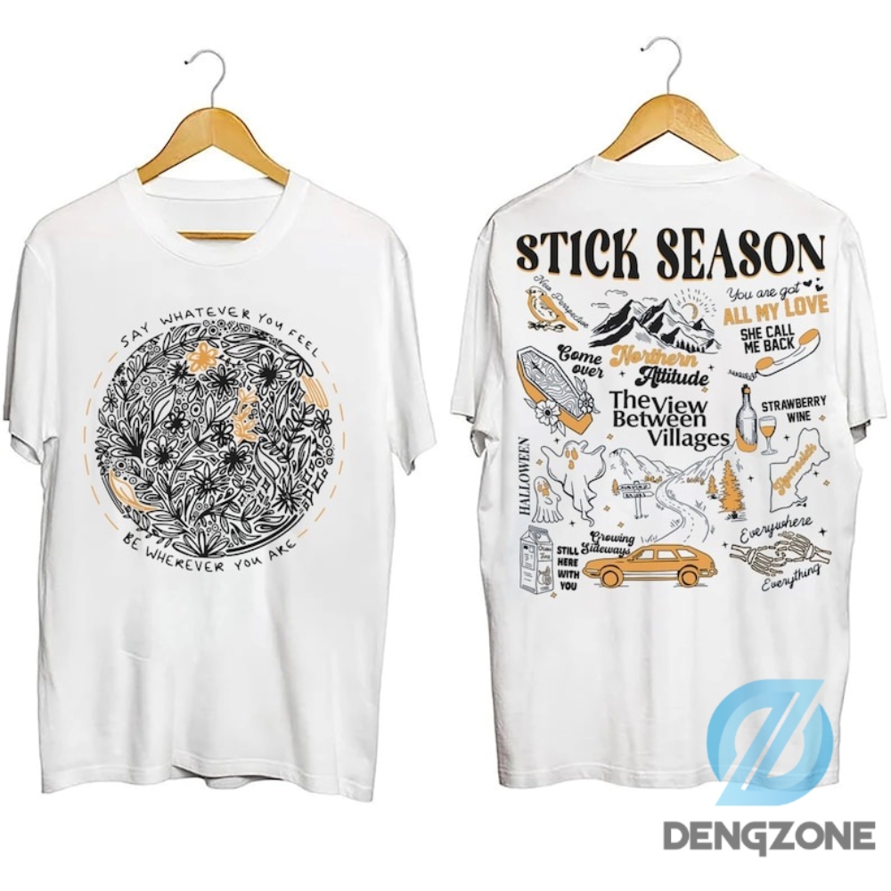 Vintage Stick Season 2023 Twosided Sweatshirt Noah Kahan Shirt Country Music Shirt Noah Kahan Tour Concert Tee Gift For Her Gift For Fan