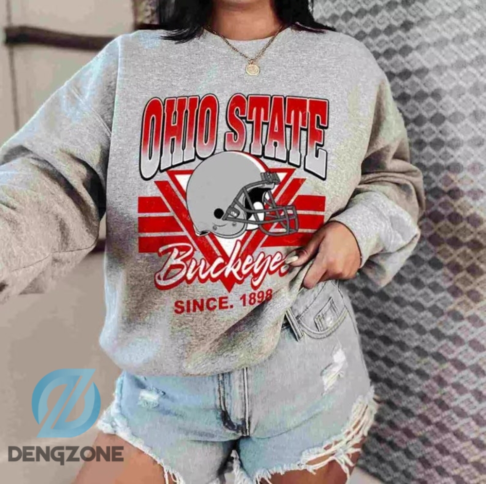 Vintage Ncaa Retro Ohio State Football Sweatshirt Retro Ohio State Football Shirt Ohio Statebuckeyes Helmet Gift For Fans Ncaa Shirt