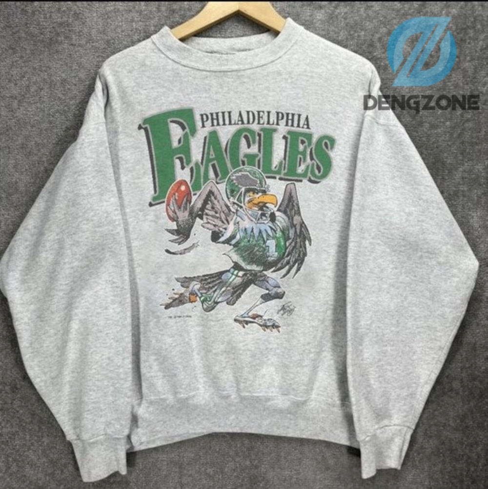 Philadelphia Football Sweatshirt Eagles Sweatshirt Go Birds Philadelphia Football Crewneck Vintage Philadelphia Tee Retro Style Unisex