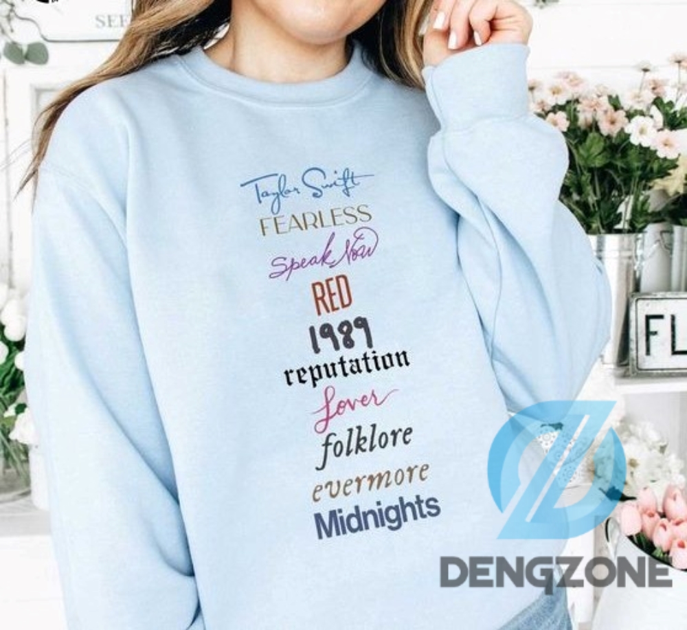 Midnights Evermore Taylor Swift Album Shirt Sweatshirt Mug Gift Ideas For Taylor Swift Fans