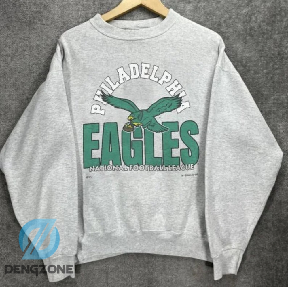 Vintage Philly Football Crewneck Sweatshirt Retro Nfl Philadelphia Football Tshirt Eagles Football Hoodie Philadelphia Sunday Shirts