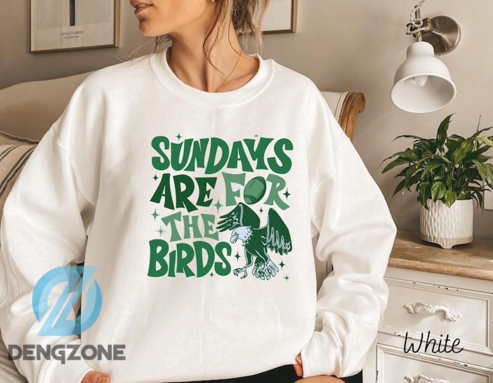 Game Day Hoodie  Go Birds  Game Day Sweater  Sundays Are For The Birds Crewneck  Football Sweatshirt  Eagles Sweatshirt