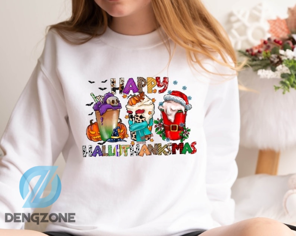 Hallothanksmas Shirt Holiday Season Shirt Holiday Gnome Shirt Halloween Shirt Thanksgiving Shirt Christmas Shirt Holiday Season Gift