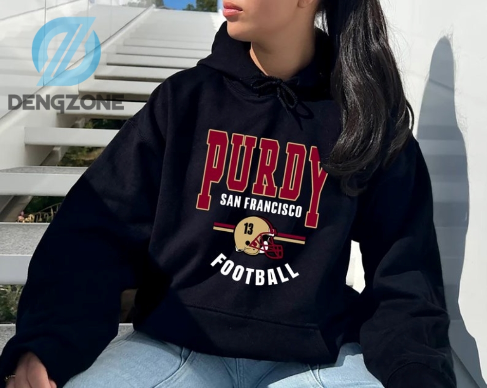 Vintage Brock Purdy San Francisco Football Sweatshirt Tshirt Hoodie