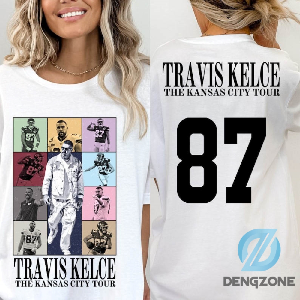 Doublesided Travis Kelce The Eras Tour Shirt  The Perfect Gift For Taylor Swift And Travis Kelce Fans