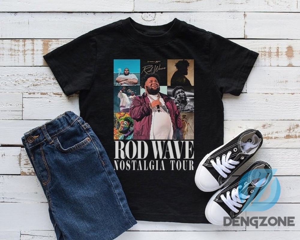 Vintage Rod Wave Shirt Rod Wave Nostalgia Tour Tshirt Hoodie Sweatshirt