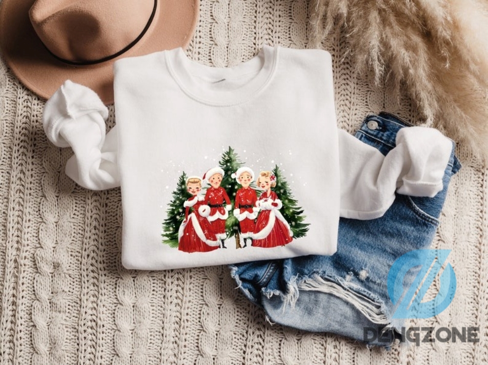 Christmas Movie Sweatshirt Christmas White Movie 1954 Sweatshirt