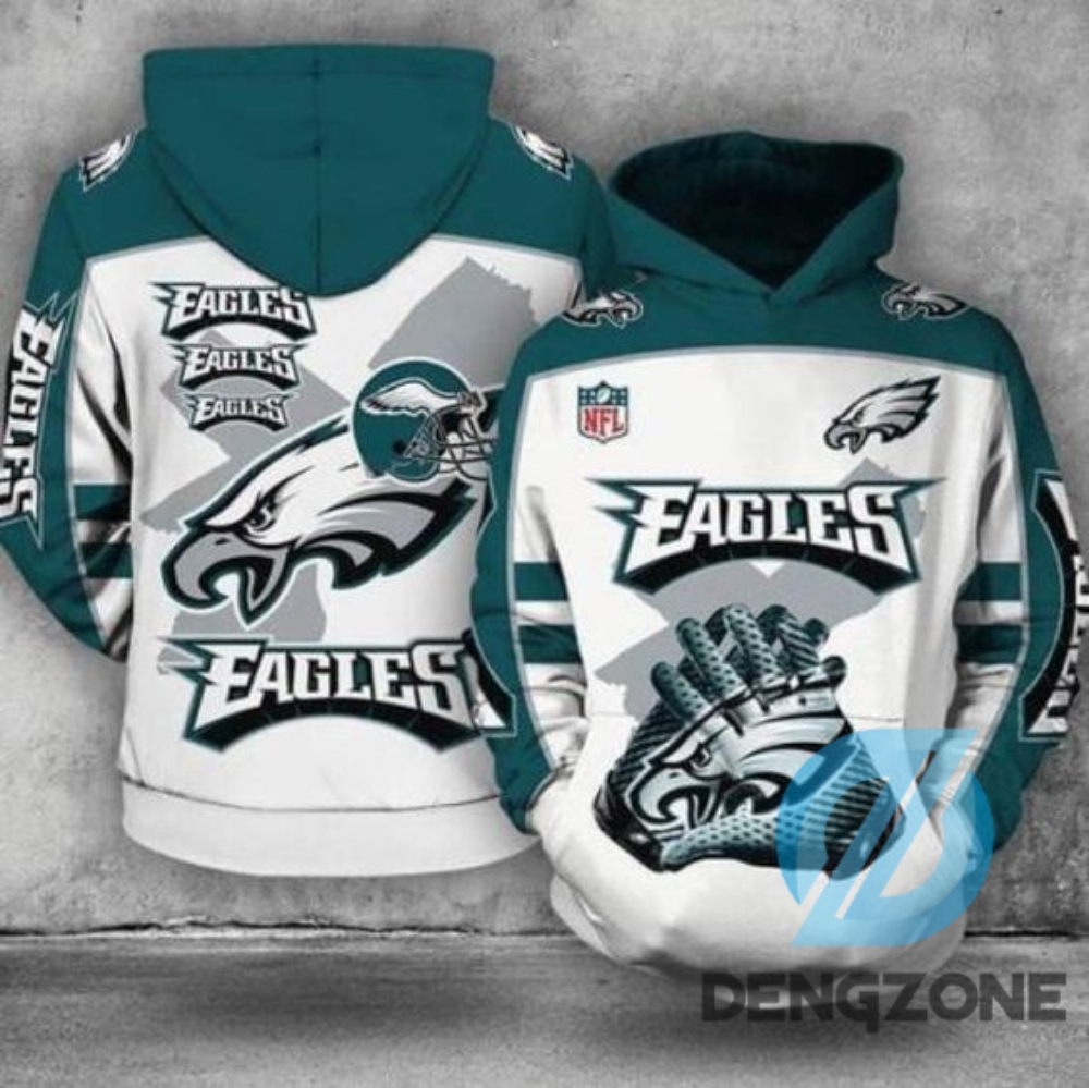 Nfl Philadelphia Eagles Hoodie 3D All Over Printed