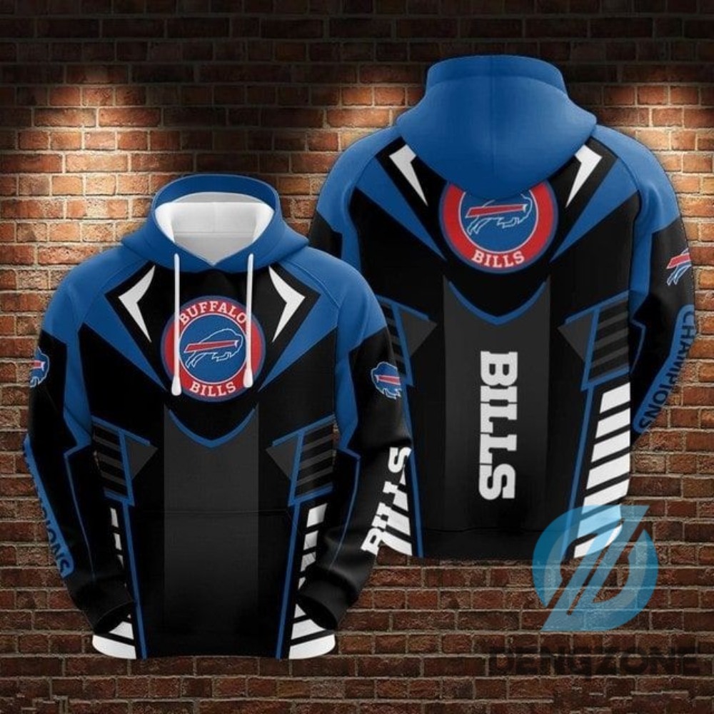 Buffalo Bills Nfl Team Logo All Over Print 3D Hoodie