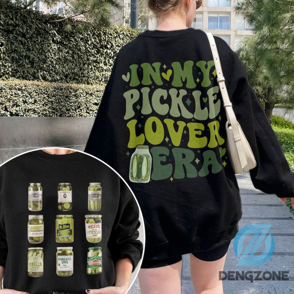 Funny Canned Pickles Sweatshirt Canning Season Sweater