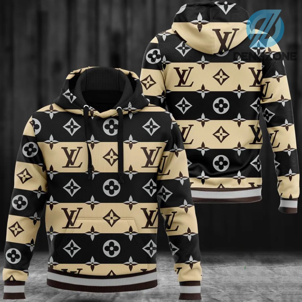 Louis Vuitton Black Yellow Lv Luxury Brand Apparel Collection