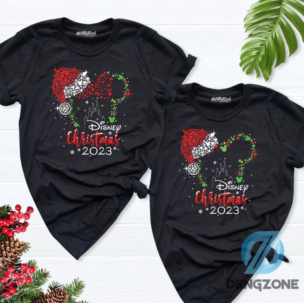 Disney Mickey Christmas 2023 Family Shirt