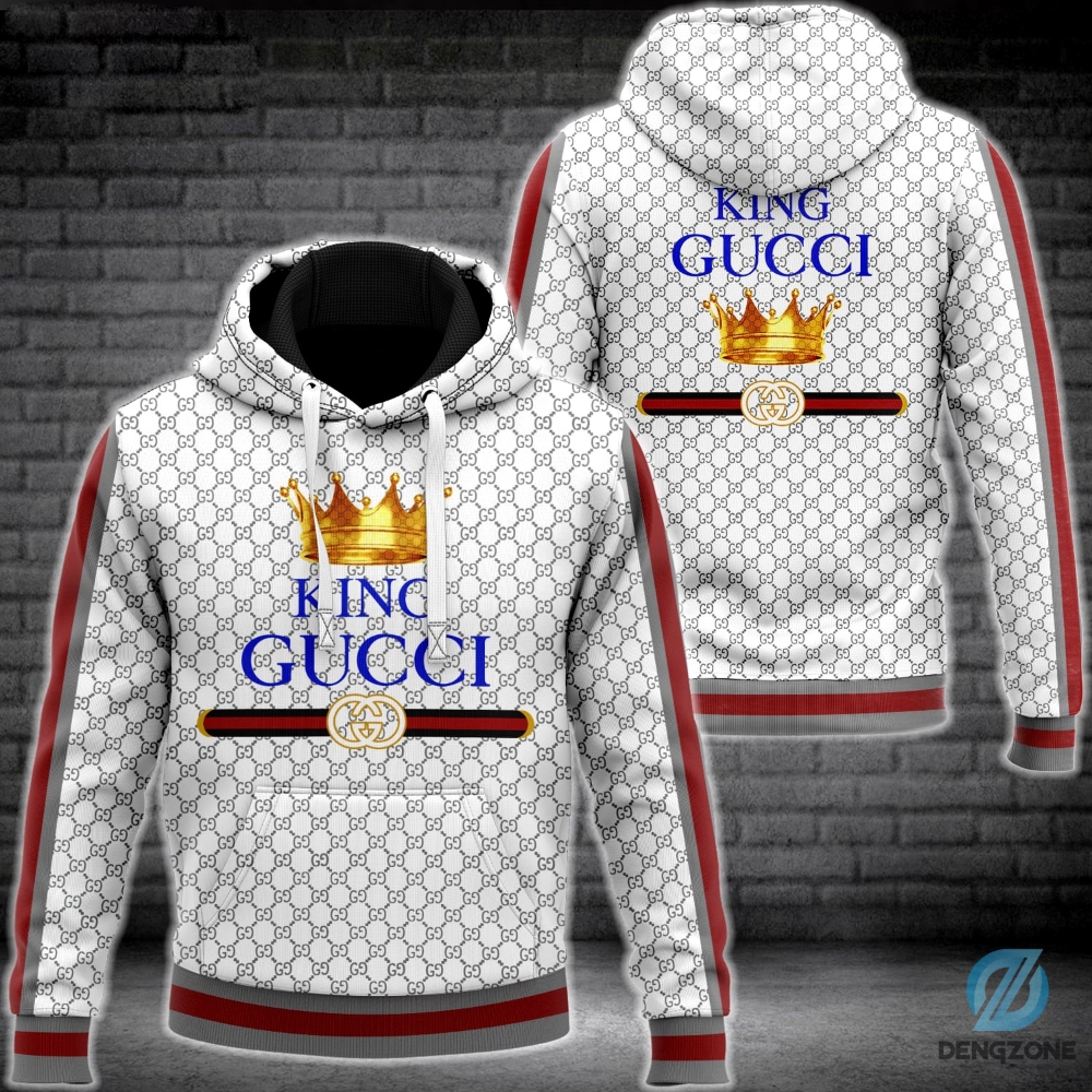 Unisex Gucci King Hoodie A Luxurious Clothing Brand For Men And Women With Regal Elegance