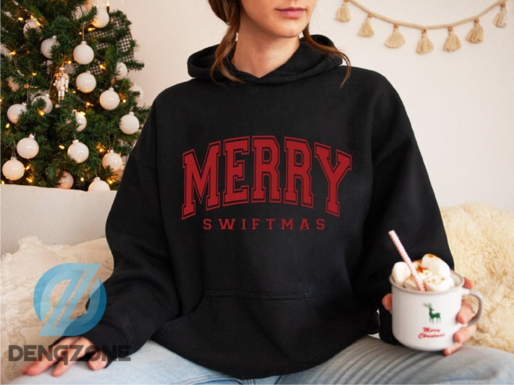 Merry Swiftmas Hoodie Swiftie Merch Swiftmas Chritsmas Shirt