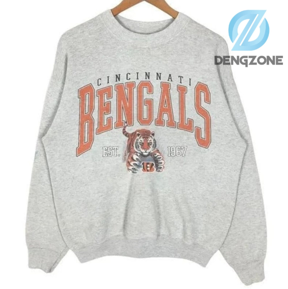 Vintage 90S Cicinnati Sweatshirt Bengals Football Unisex Shirt