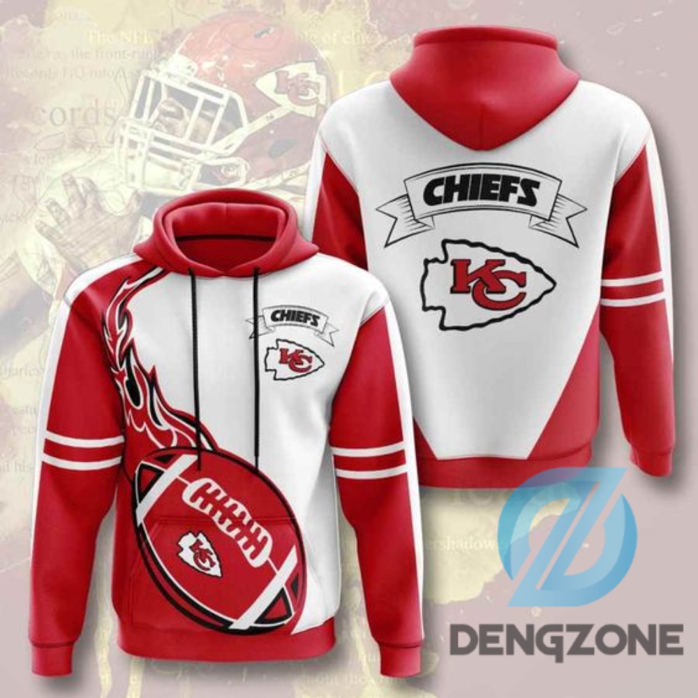 Sports American Football Kansas City Chiefs Usa 3D Hoodie